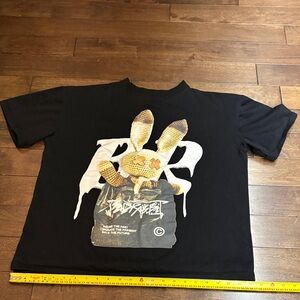 UNISEX T-SHIRT - PLAYER RABBIT TEE - GENUINE BRAND - BAD RABBIT CLUB heavycotton